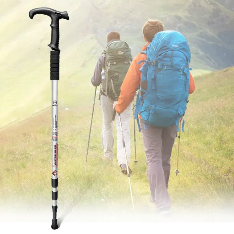 132cm Retractable Three Outdoor Trekking Poles Telescopic