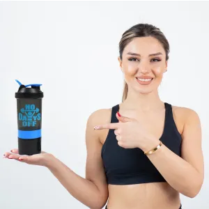 1773 Protein Shaker Bottle|Gym|Water Bottle with 2 Storage Compartment|BPA Free| 500ml