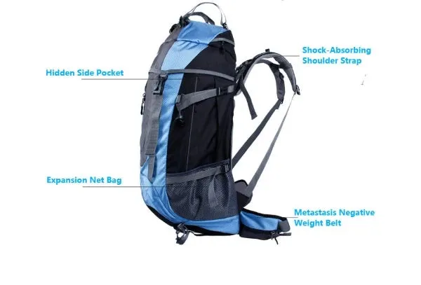 60L Professional Camping Climbing Trekking Rucksack