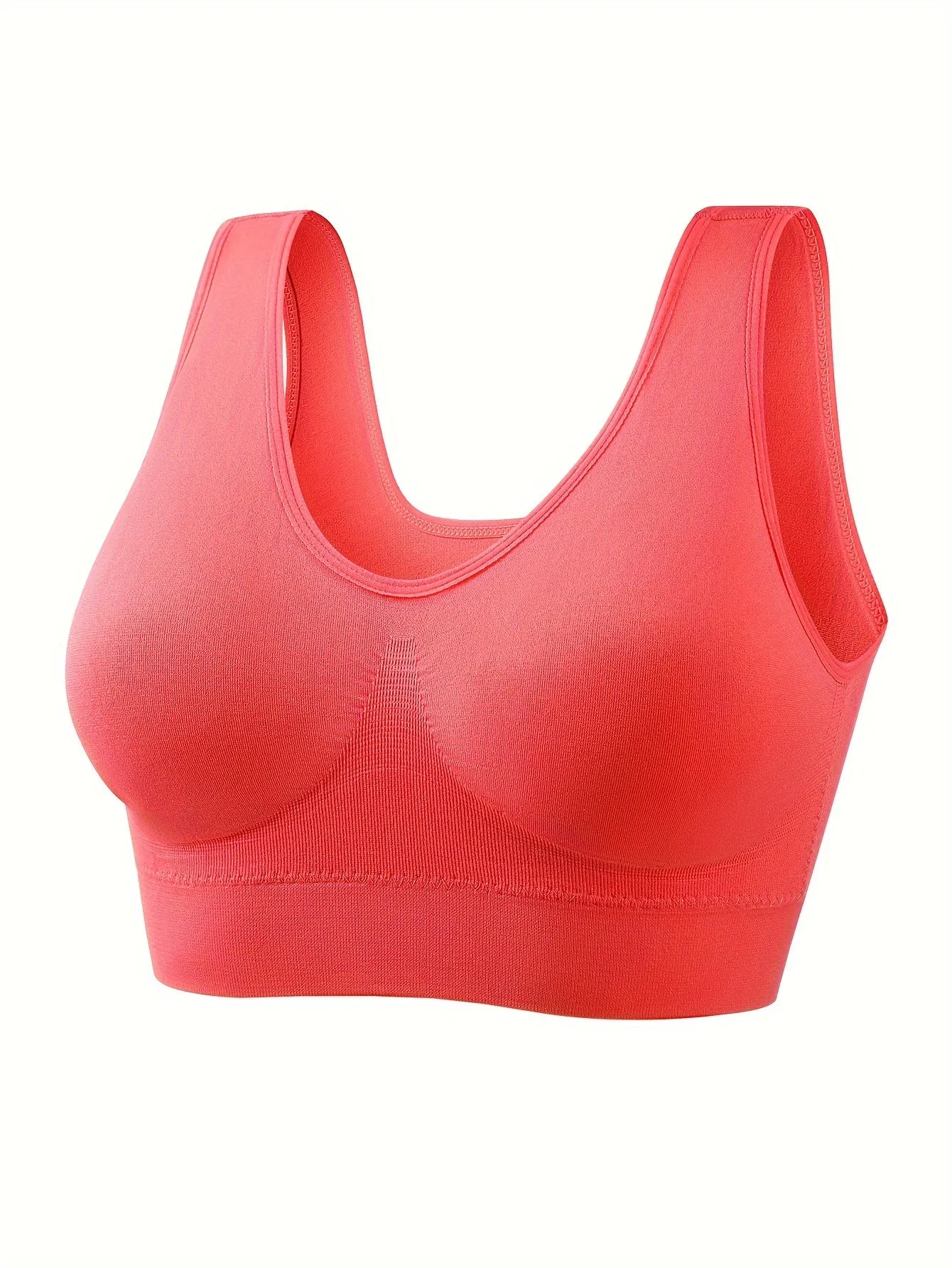 8-Pack Elegant Seamless Wireless Sports Bras for Women, Breathable & Comfortable, Ideal for Running & Fitness Activities