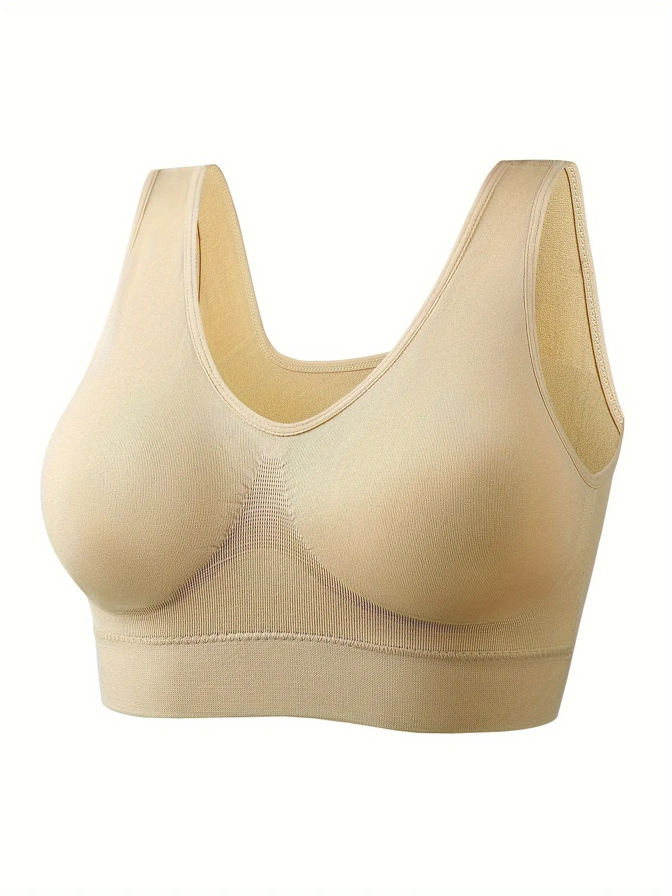 8-Pack Elegant Seamless Wireless Sports Bras for Women, Breathable & Comfortable, Ideal for Running & Fitness Activities