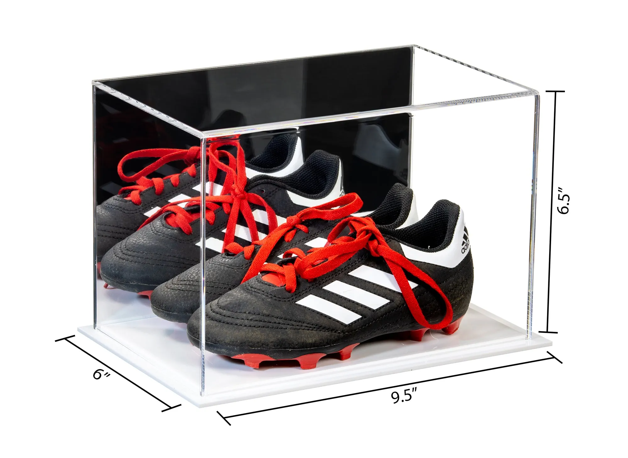 Acrylic Kids Shoes Display Case - Small Rectangle Box 9.5" x 6" x 6.5" (A005/V43)