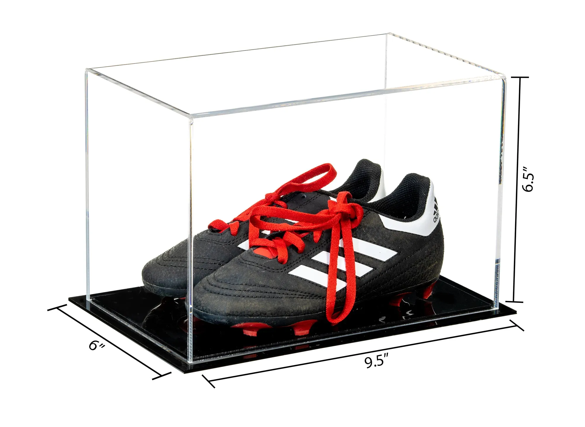 Acrylic Kids Shoes Display Case - Small Rectangle Box 9.5" x 6" x 6.5" (A005/V43)