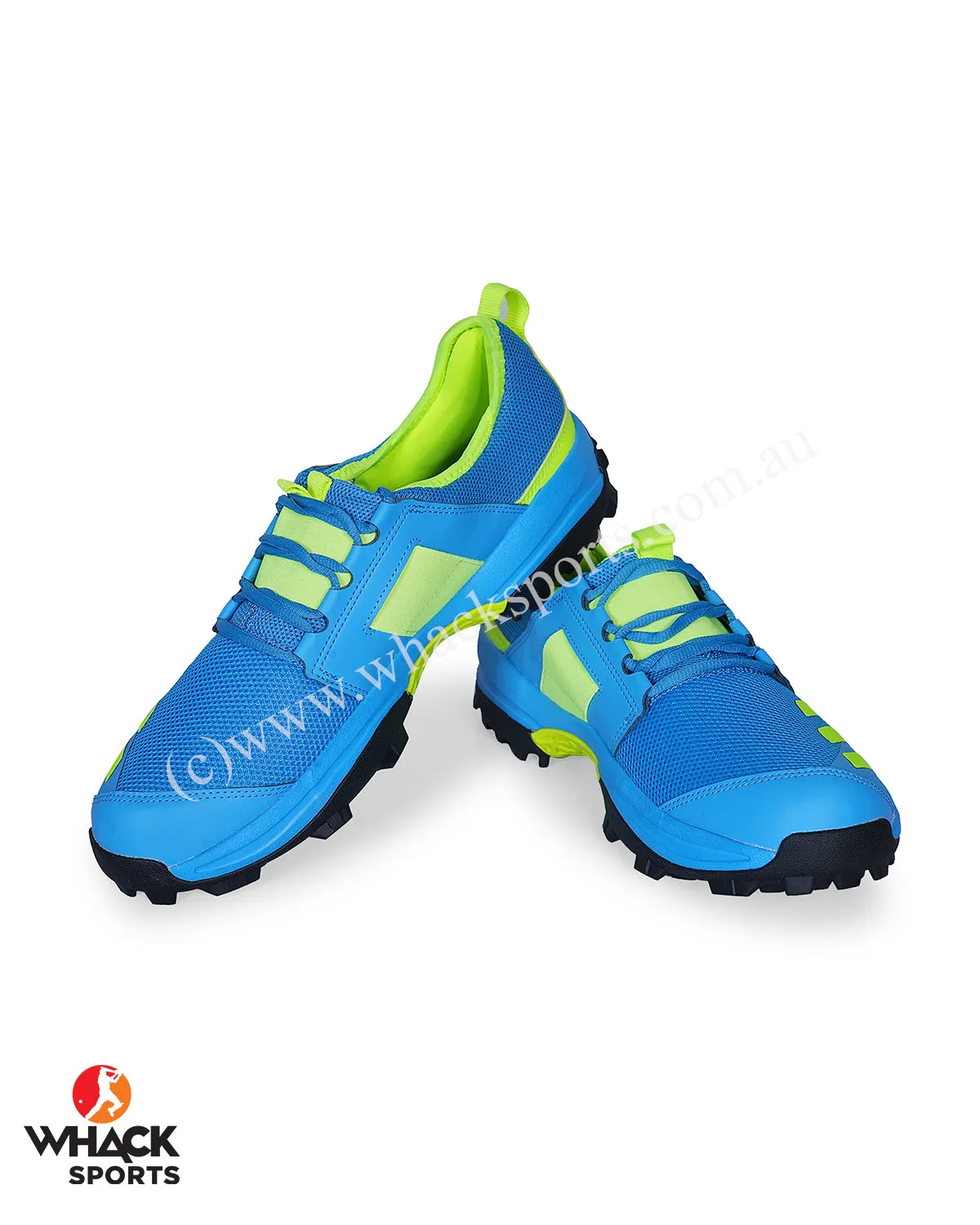 Adidas Cricup 21 - Rubber Cricket Shoes - Blue/Green