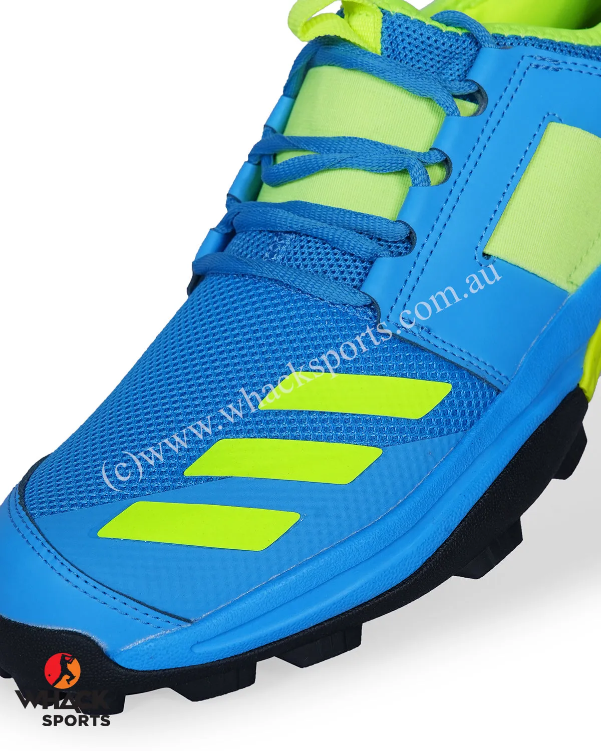 Adidas Cricup 21 - Rubber Cricket Shoes - Blue/Green