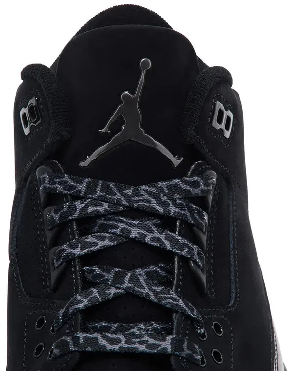 Air Jordan 3 Retro 'Black Cat' 2025 Sneakers for Men