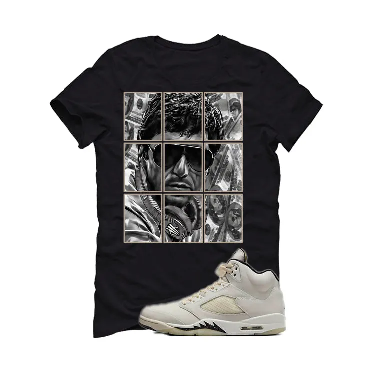 Air Jordan 5 SE “Sail” | illcurrency Black T-Shirt (PACINO)