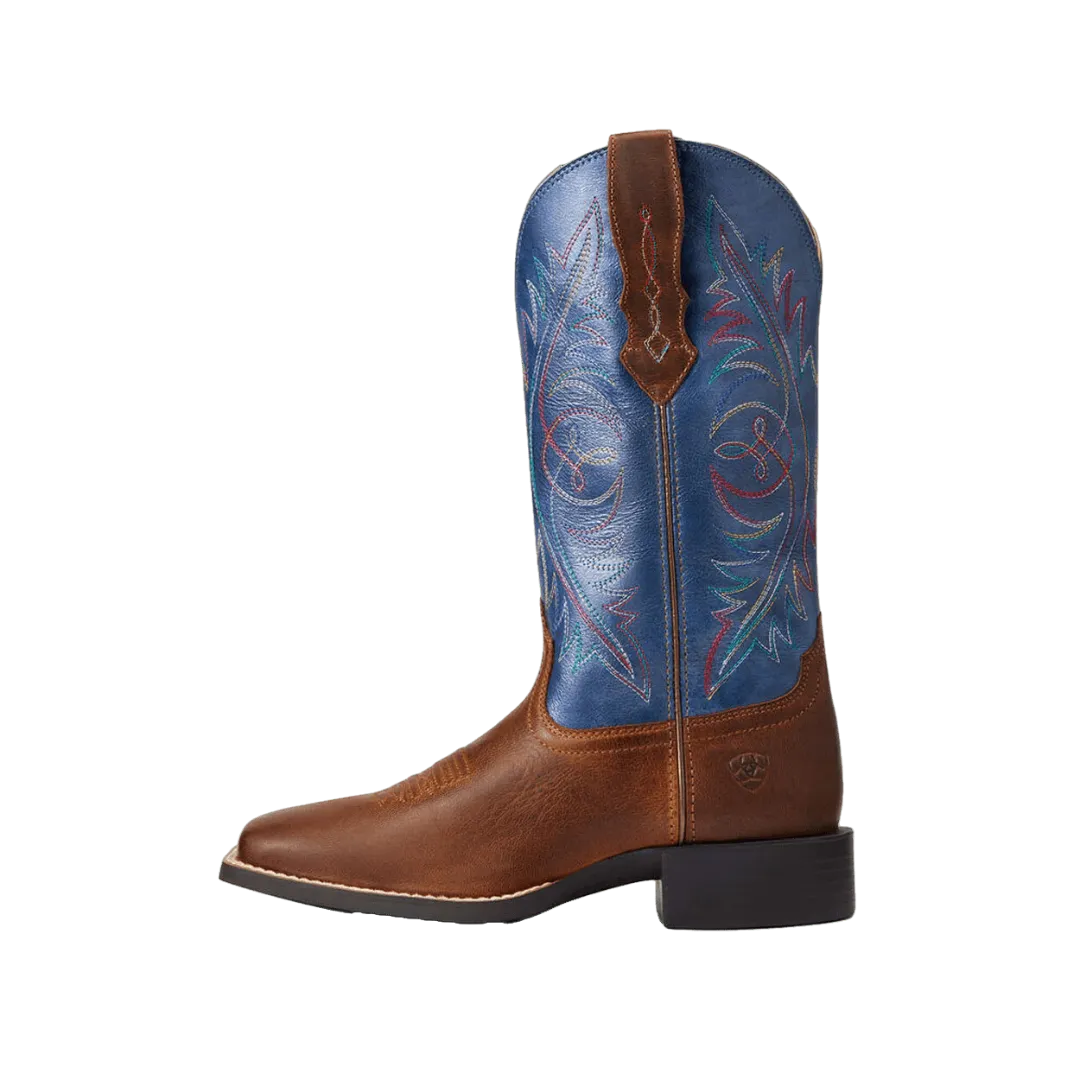 Ariat Women's Round Up Wide Sassy Brown Square Toe Boot