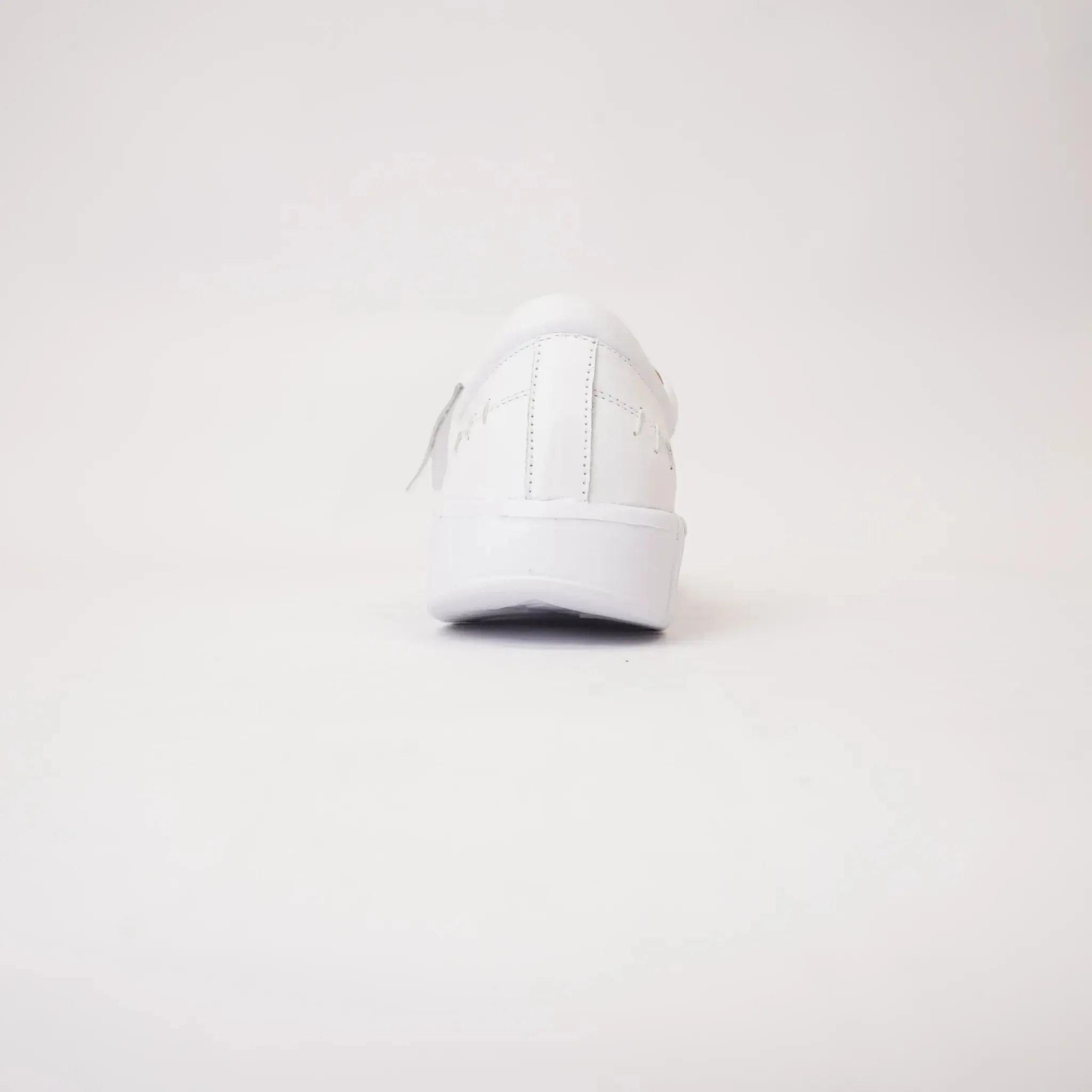 Bibi White Leather Sneakers