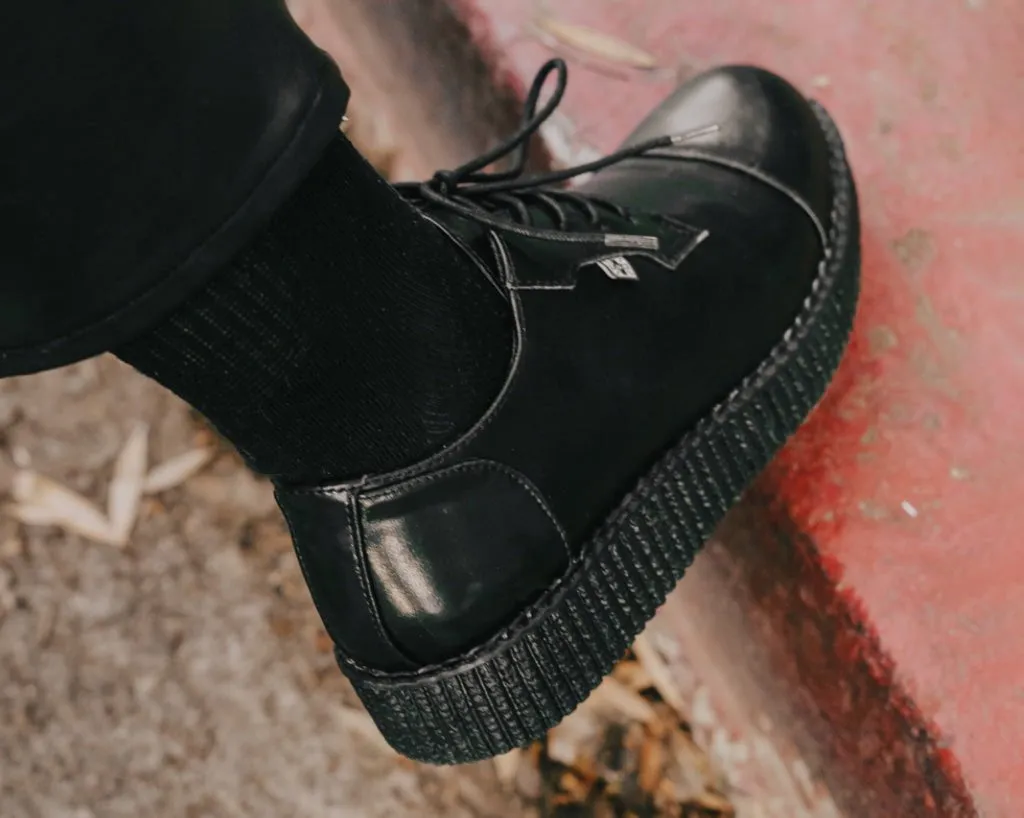 Black TUKskin™ Toe Cap Viva Low Creeper