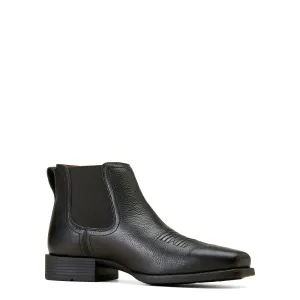 Booker Ultra Black Square Toe Western Boot