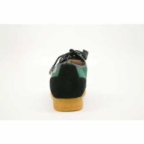 British Walkers Crown Men's Green and Black Suede Crepe Sole