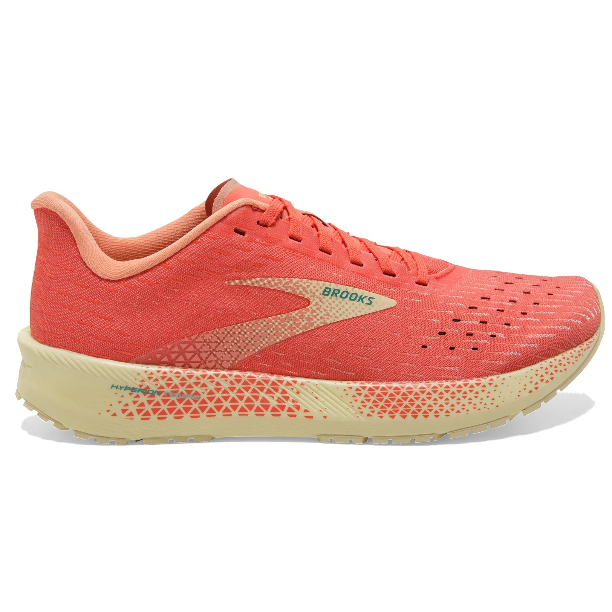 Brooks Hyperion Tempo Women’s Hot Coral Blackened Pearl Fiery Red