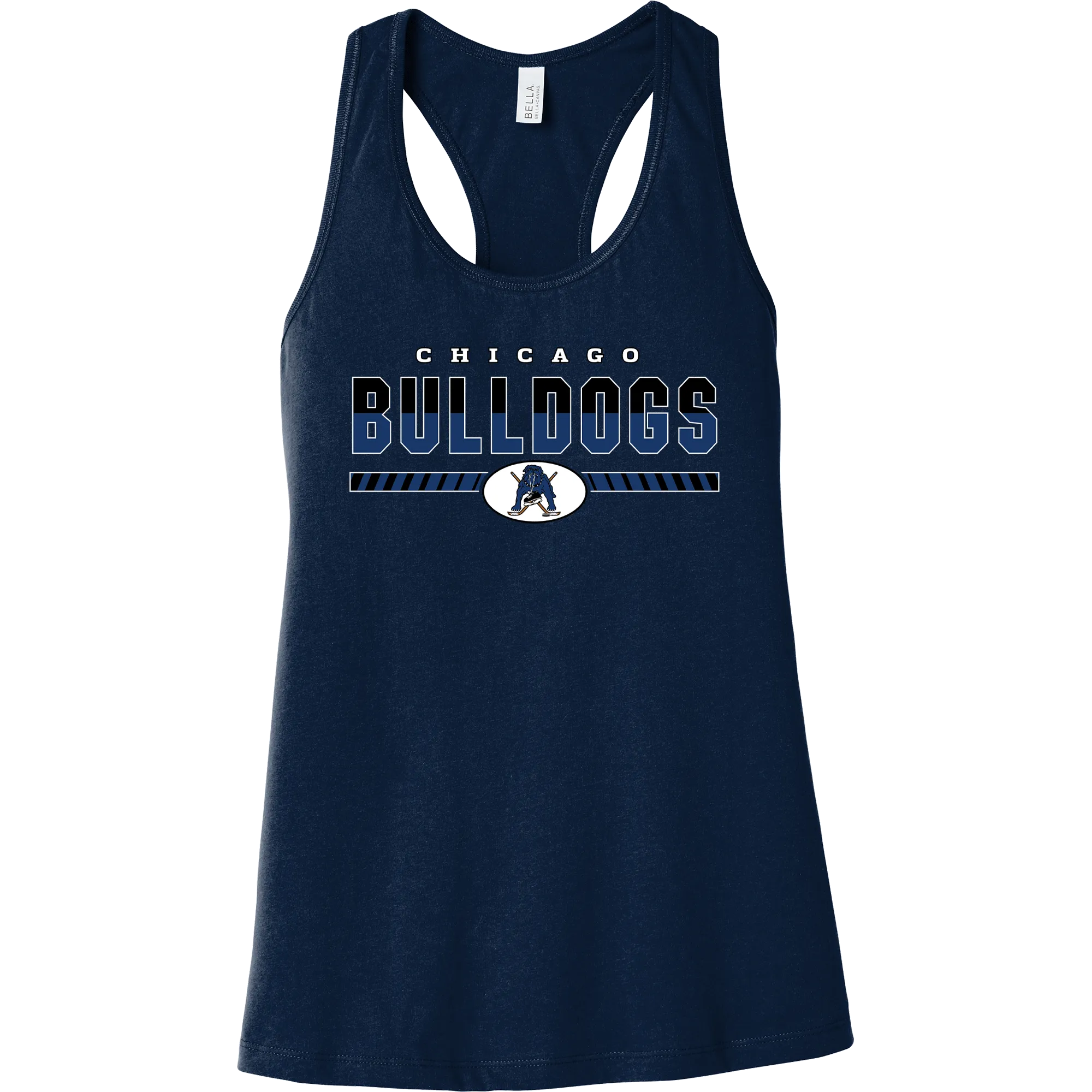 Chicago Bulldogs Womens Jersey Racerback Tank