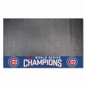 Chicago Cubs 2016 World Series Champions Vinyl Grill Mat - 26in. x 42in.