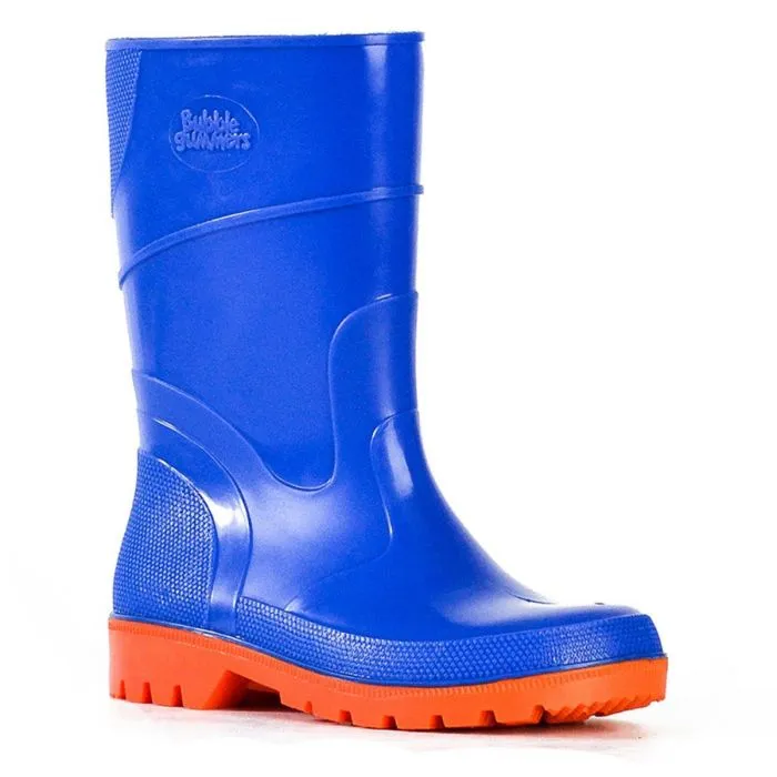 Cobalt/Orange Bubblegummers Gumboots