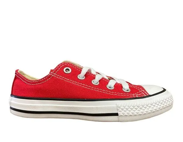 Converse scarpa sneakers da ragazzi Chuck Taylor All Star Classica bassa 3J236C rosso