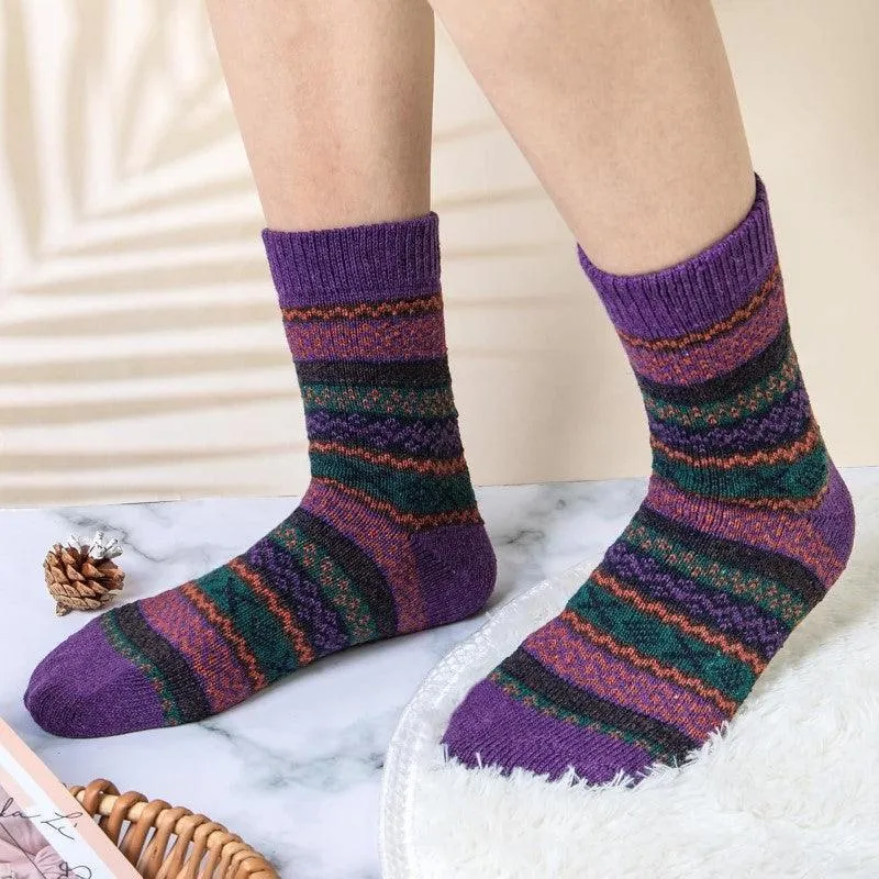 Cozy Winter Wool Blend Socks – Warmth and Comfort