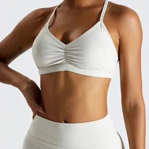 Cross Top Sportswear Yoga Underwear Fitness Workout Clothing Women Sports Bra