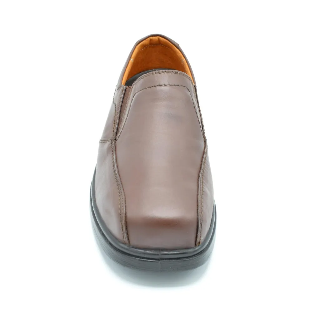 DB Chris/Dalton - Mens Extra Wide Slip On - 2V and 6V Width Fittings - Brown