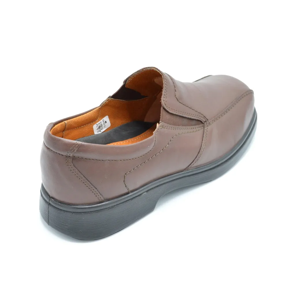 DB Chris/Dalton - Mens Extra Wide Slip On - 2V and 6V Width Fittings - Brown