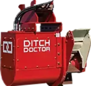 Ditch Doctor Excavator Ditch Trencher | Model DD15 | 12-45 GPM | Weight 800 lbs | For Excavator