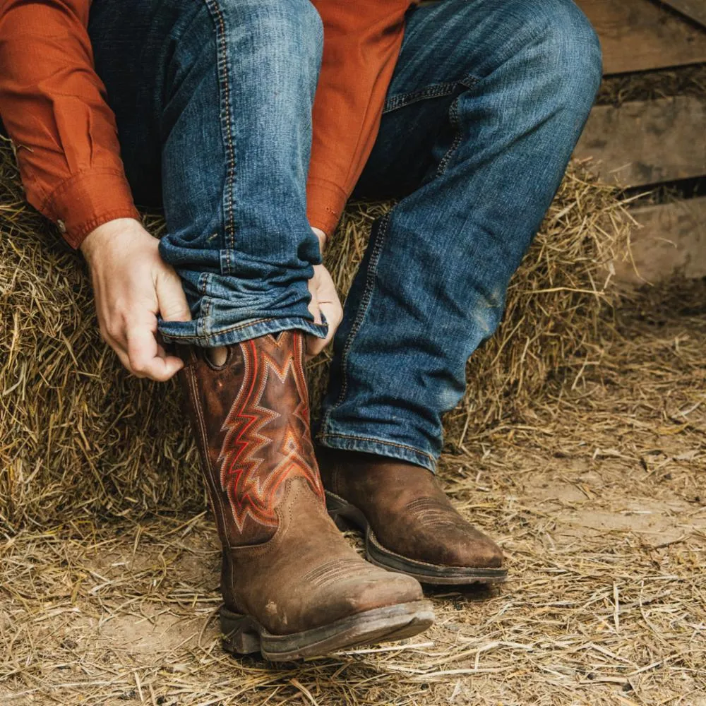 Durango Men's Rebel S 12 Western Boot Rebel Brown W