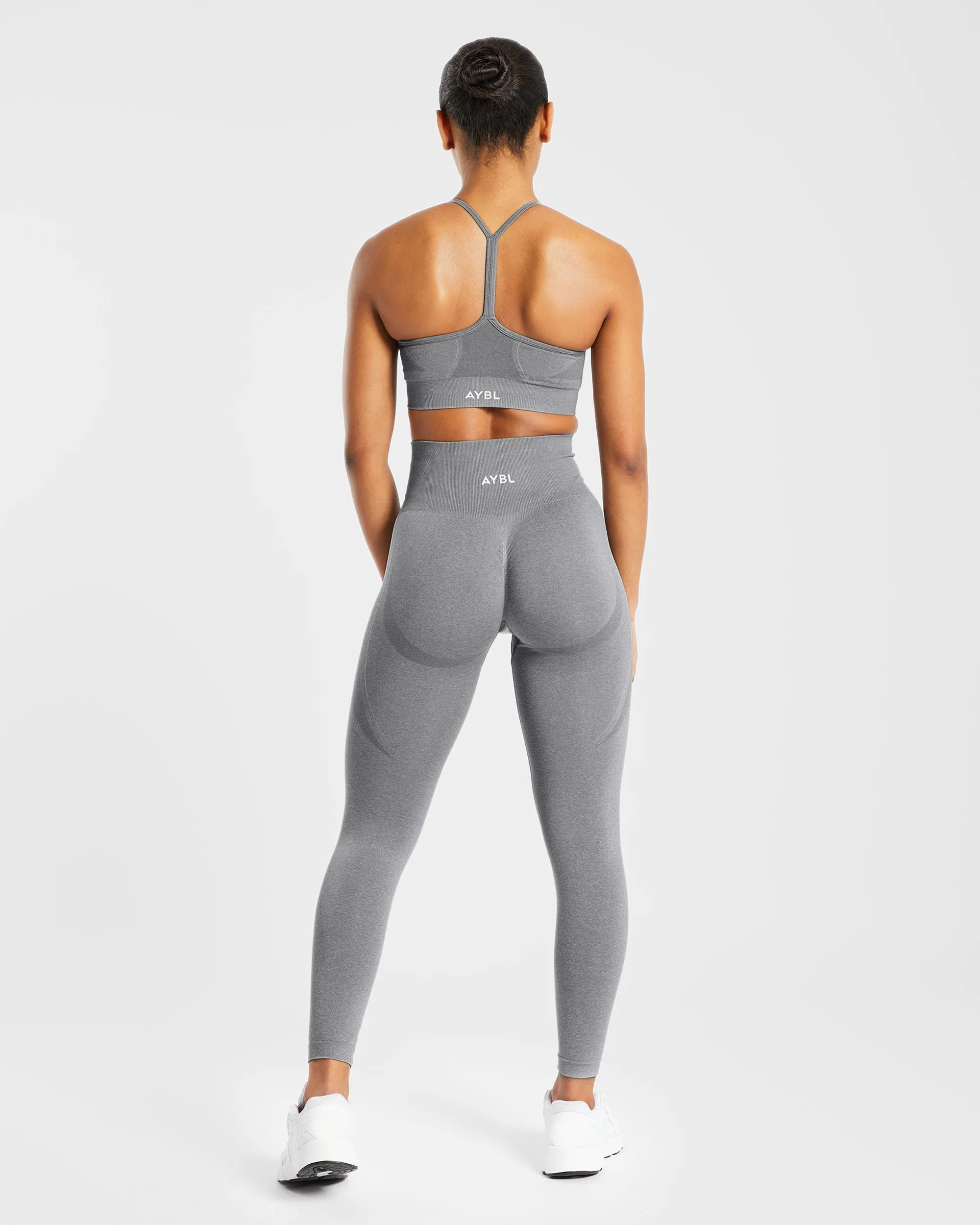 Empower Seamless Sports Bra - Grey Marl