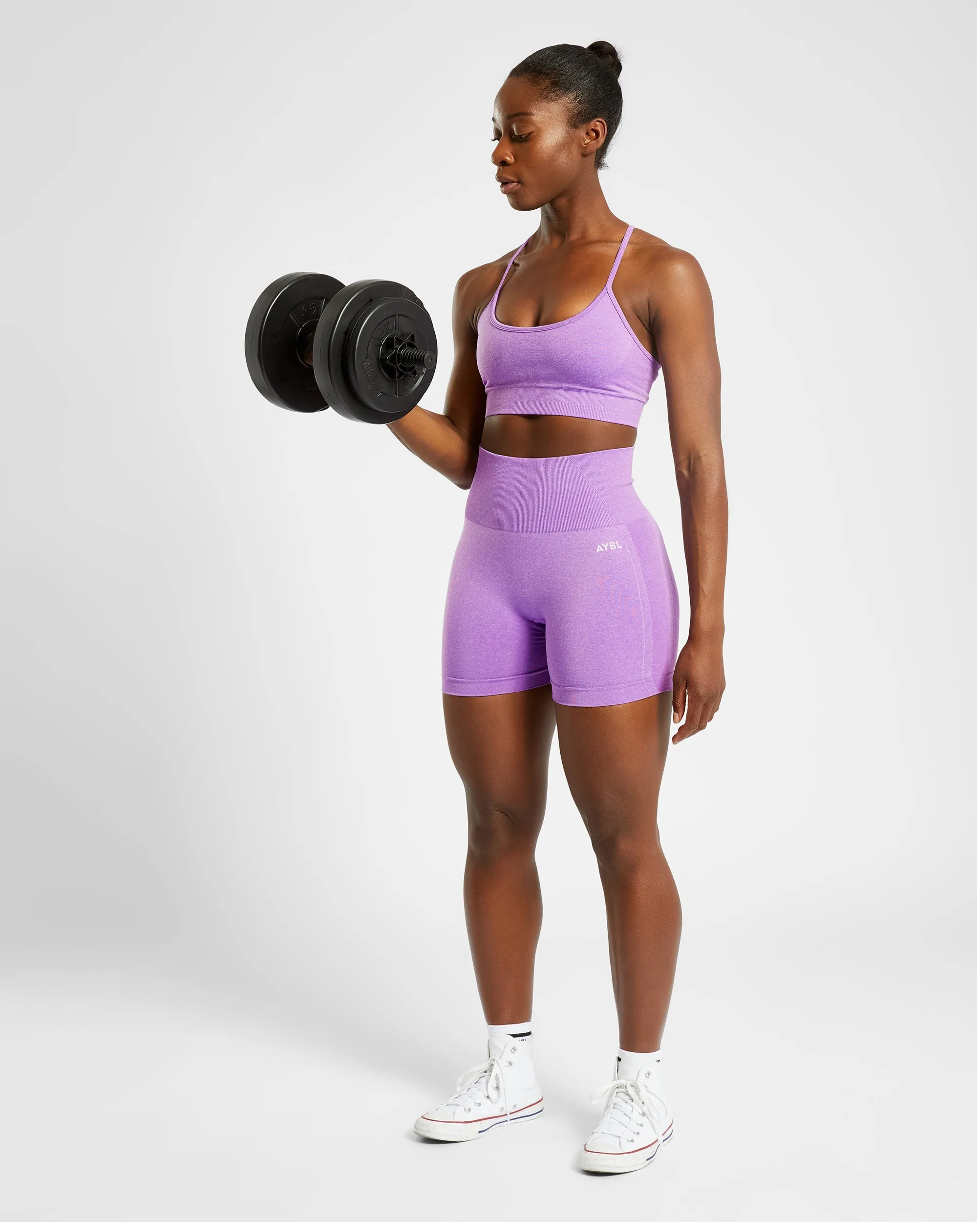 Empower Seamless Sports Bra - Purple Marl