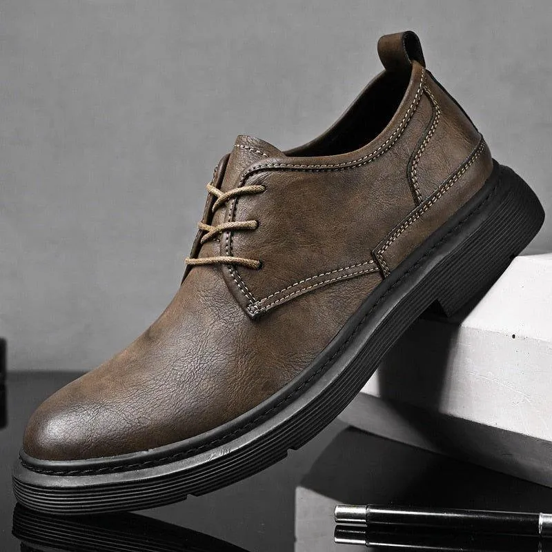 FC215 Men's Casual Shoes: Retro Style, Leather