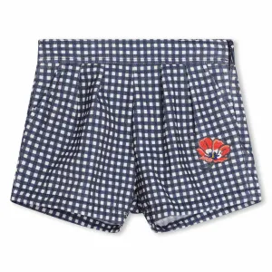 Gingham Pattern Shorts