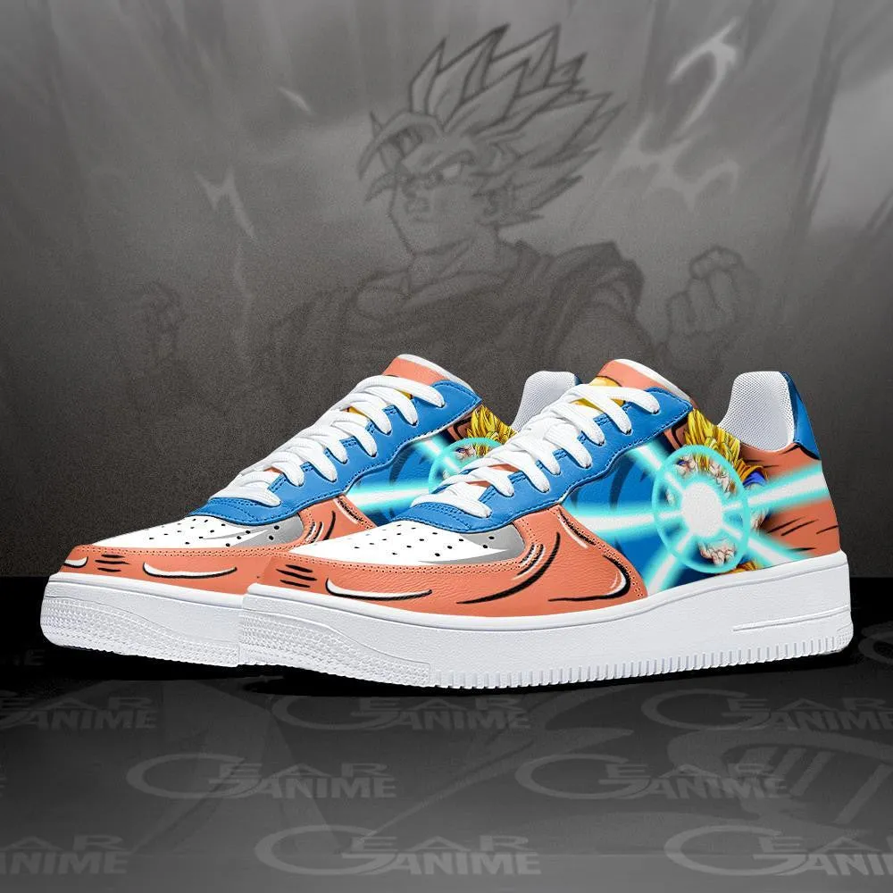 Goku Kamehameha Air Sneakers Custom Dragon Ball Anime Shoes