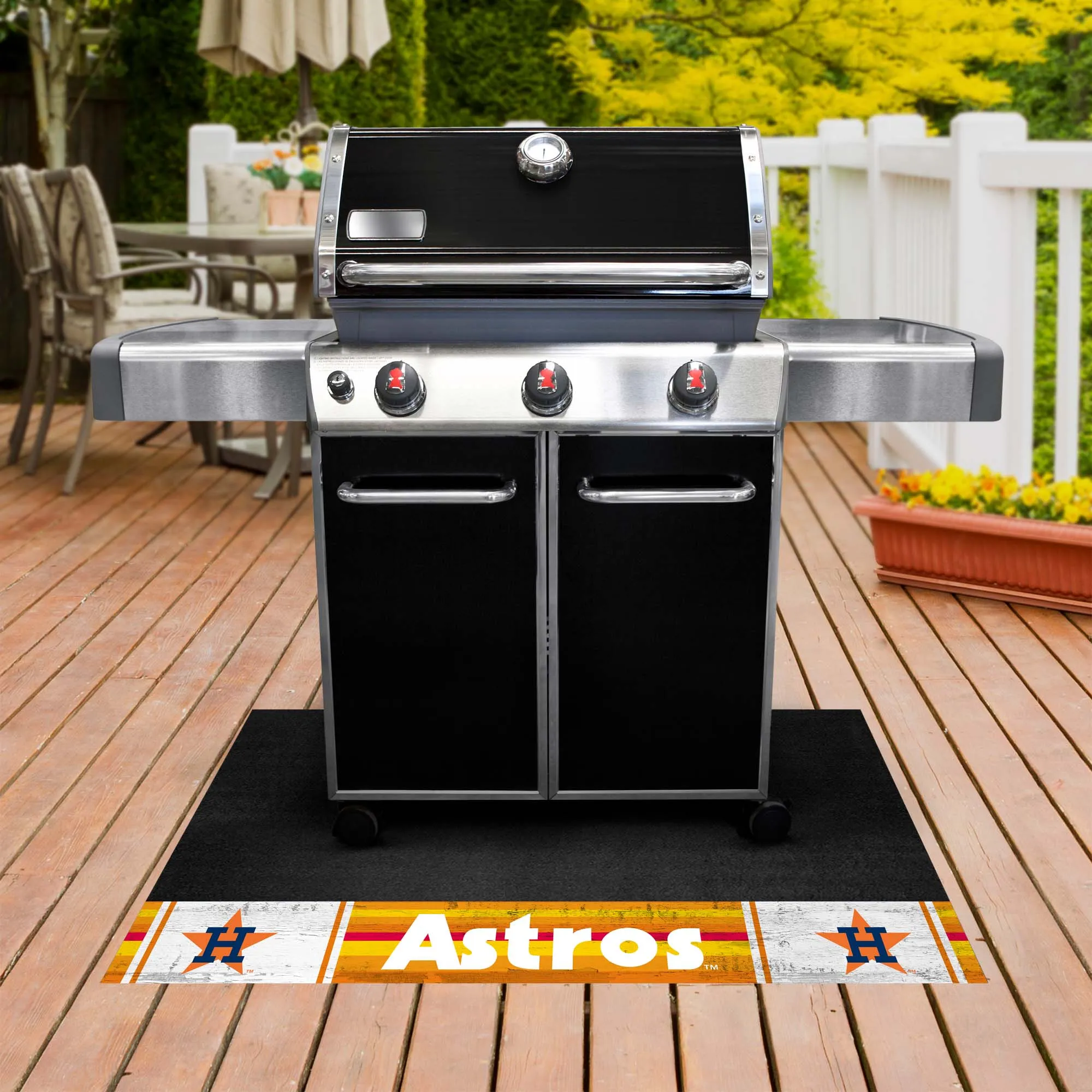 Houston Astros Vinyl Grill Mat - 26in. x 42in.1984