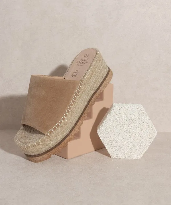 Ivy - Espadrille Platform Slide