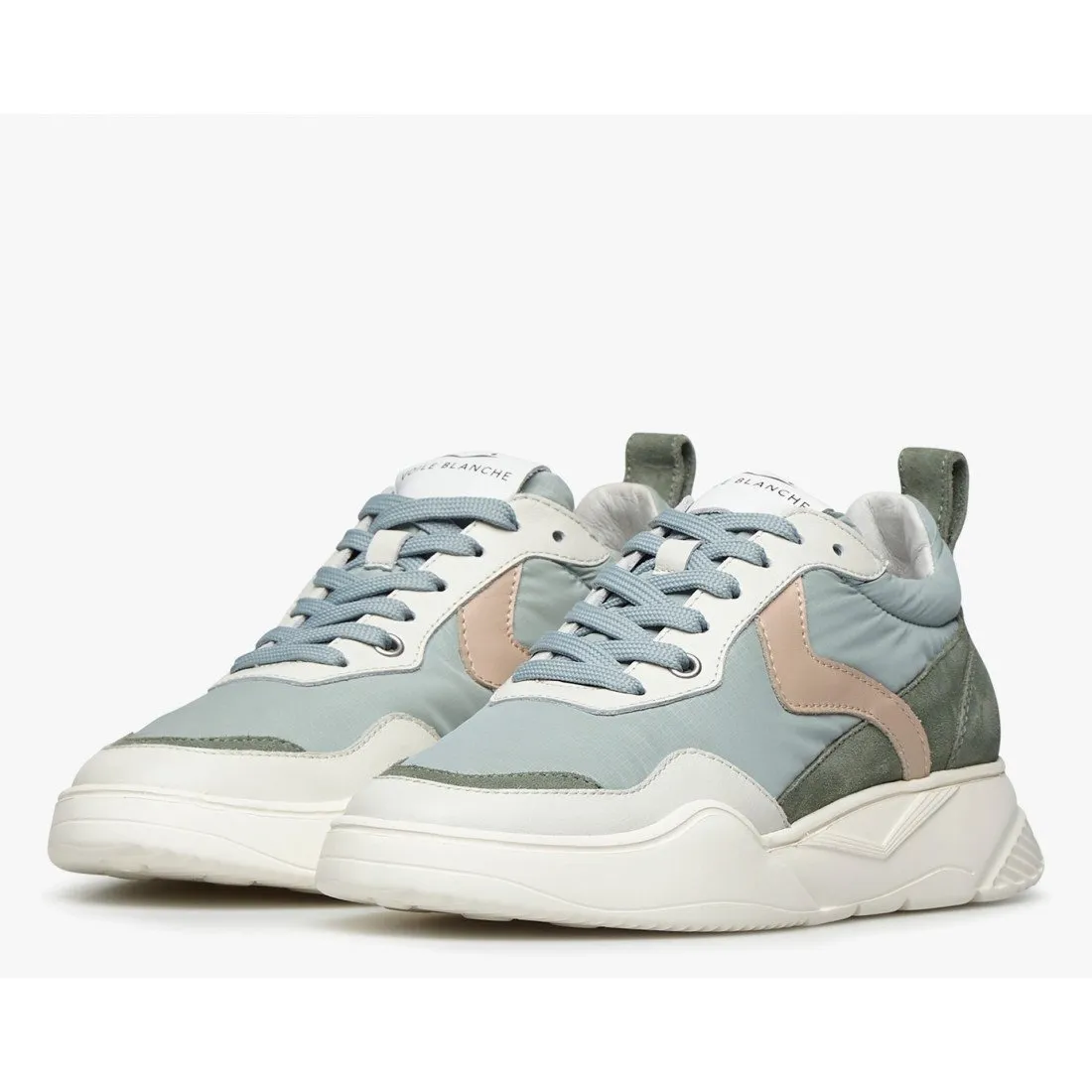 Joshee Sage Green Chunky Sneakers