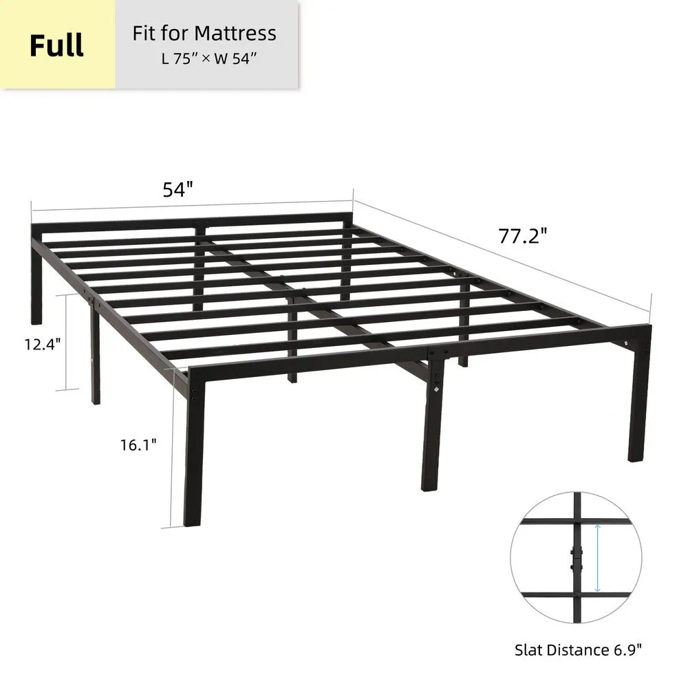 KEANO Black Heavy Duty Bed Frame