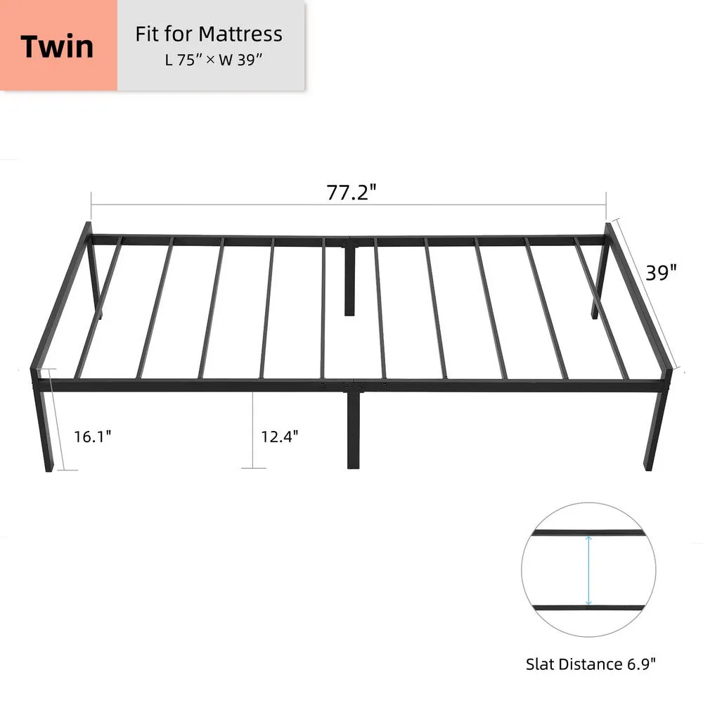 KEANO Black Heavy Duty Bed Frame