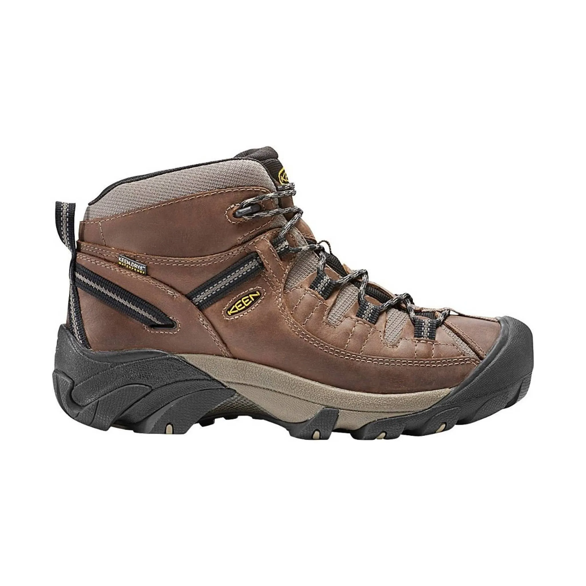 KEEN Men's Targhee II Waterproof Mid Boot - Shitake/Brindle