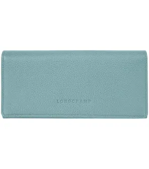 Le Foulonné Continental Wallet Eucalyptus