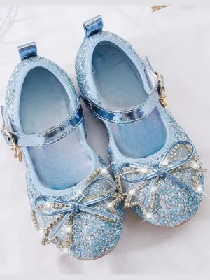 Let It Sparkle Mary Jane Glitter Shoes by Liv and Mia