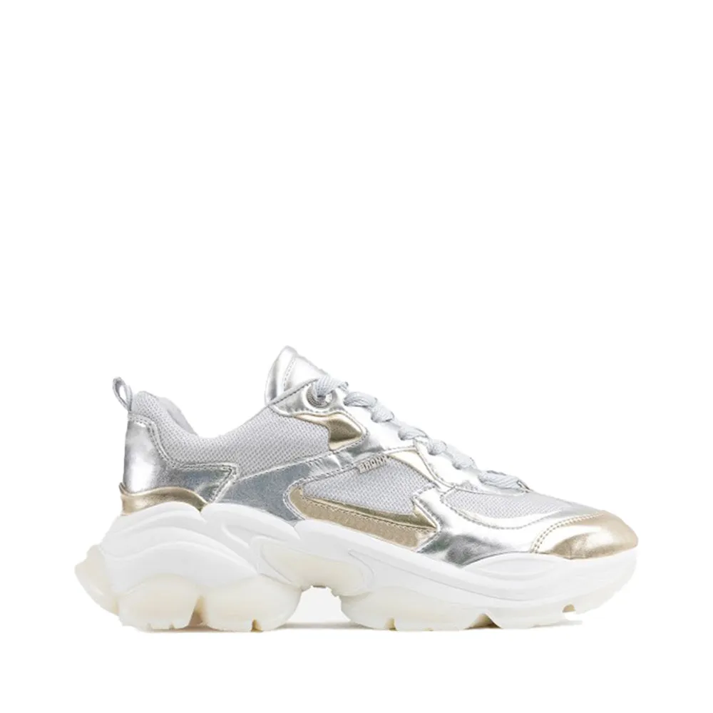 Linny Silver Gold Chunky Sneakers