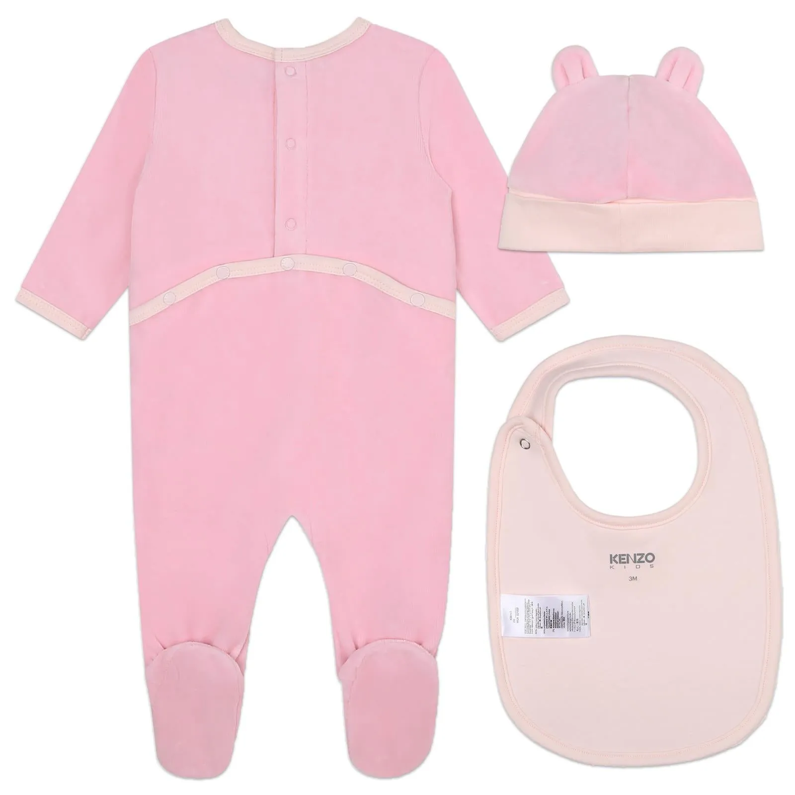 Logo Embroidered Babygrow Set