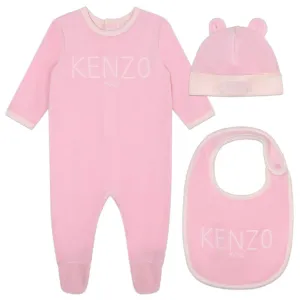 Logo Embroidered Babygrow Set