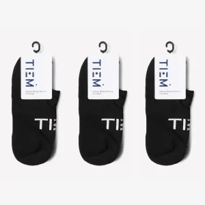 Low-cut Performance Wool Socks (3 pairs) - Black