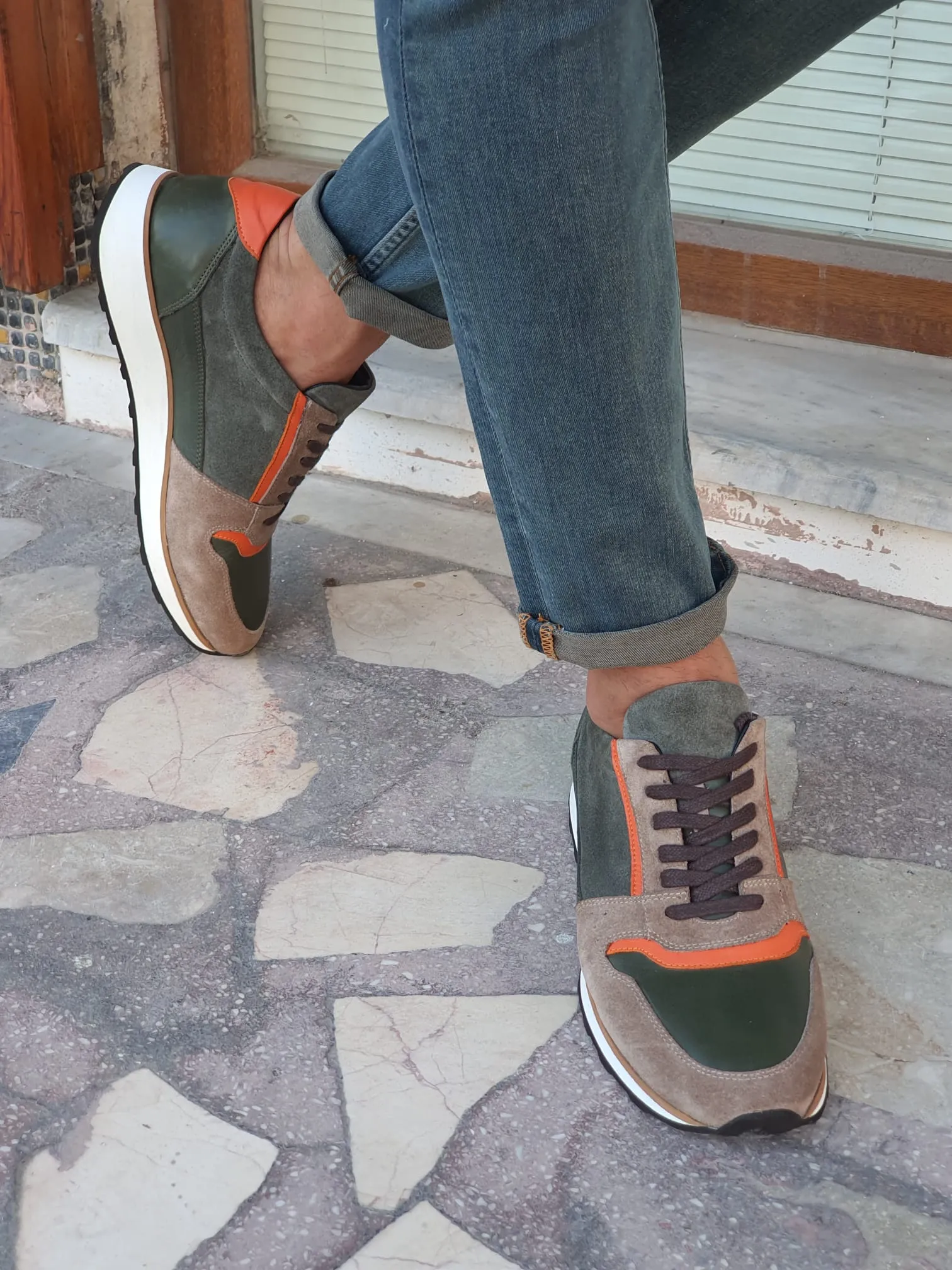 Lucas Sardinelli Eva Sole Suede Leather Sucgero Shoes