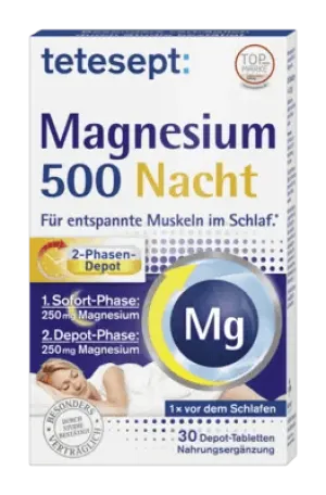 Magnesium 500 night tablets