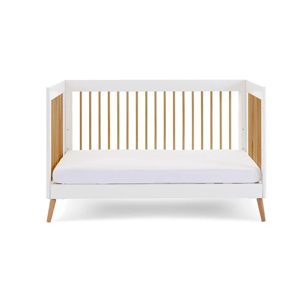 Maya 3 Piece Nursery Furniture Set - White & Natural