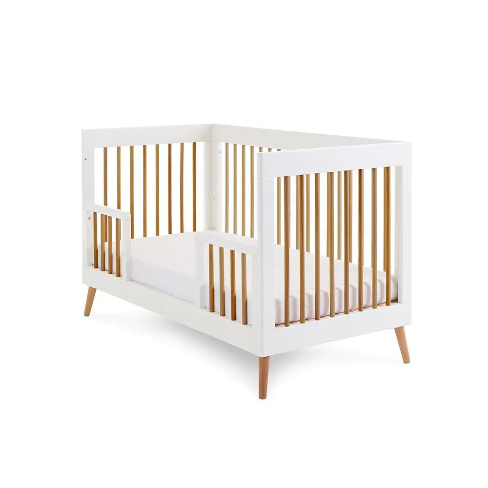 Maya 3 Piece Nursery Furniture Set - White & Natural