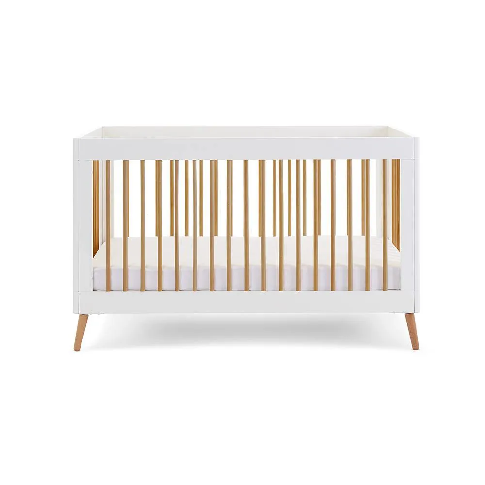 Maya 3 Piece Nursery Furniture Set - White & Natural