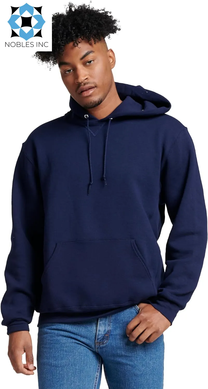 Men'S Dri-Power Fleece Hoodies, Moisture Wicking, Cotton Blend, Relaxed Fit, Sizes S-4X